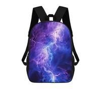 sinyumoney Purple Thunderstorm Mochila Ronaldo, Mochila Infantil, Mochila Escolar Para Estudiantes, Mochila Para Libros, Mochila Escolar Impresa En 3D Para Niños Y Niñas, 17inch