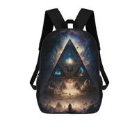sinyumoney Pyramid of Dreams Mochila Escolar Mochilas Escolares Para Niñas Y Niños Mochila Con Bolsillo Mochila Escolar De Moda Para Niños 17inch