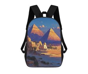 sinyumoney Pyramids of Giza Landscape 17inch Mochilas Escolares Impresas En 3D, Mochilas Escolares De Moda Para Niños De Primaria Y Secundaria