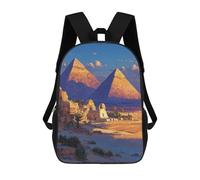sinyumoney Pyramids of Giza Landscape Mochila Mochila Informal Para El Día A Día, Para La Escuela, El Trabajo Y Los Viajes Para Hombres, Mujeres Y Adolescentes 17inch