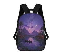 sinyumoney Pyramids Under The Stars Mochilas Escolares Para Ordenador, Ideales Para El Colegio/trabajo/viajes, Acampadas, Aventuras Al Aire Libre Y Viajes Diarios 17inch