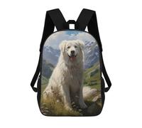 sinyumoney Pyrenean Mountain Dog Mochilas Impresas En 3D Para Niños 17inch Mochilas De Moda Informales Para El Día A Día, Bolsas De Viaje, Mochilas Informales Para Exteriores Para Niños Y Niñas
