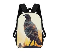 sinyumoney Quail Animals Mochila Escolar Para Niñas Mochila Impermeable Mochila Informal De Día Mochila Ligera Para Niño Y Niña Mochila Escolar 17inch