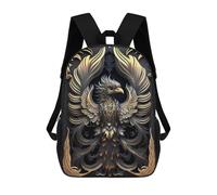 sinyumoney Queen Golden Phoenix Mochila De Viaje Para La Universidad, Mochilas Para Adolescentes, Chicas, Chicos, Mujeres Y Hombres 17inch