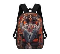 sinyumoney Queen of Music Mochilas Infantiles Escolares Impresas En 3D, Mochilas Para Niños, Mochilas De Viaje Para Niños Y Niñas, Mochilas Escolares Para Niños 17inch