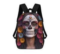sinyumoney Queen Of Skulls Mochila Infantil, Mochila Escolar De Gran Capacidad Para Estudiantes, Mochila Para Libros, Mochila Para Niños, Niñas, Adultos Y Adolescentes 17inch