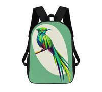 sinyumoney Quetzal Wpap Pop Art Mochila Escolar Infantil De Moda Informal Mochilas Infantiles Impresas En 3D Mochila Grande Para Niño 17inch