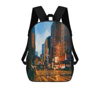 sinyumoney Quiet Night Mochila Escolar Infantil Impresa En 3D Para Niños, Mochilas De Viaje De Alta Capacidad, Bolsas Para Libros, Mochila Escolar Infantil 17inch