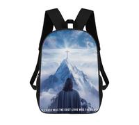 sinyumoney Quotes Jesuschrist 2 Mochila Con Bolsillo Mochilas Impresas En 3D, Mochilas De Viaje, Mochilas Para Libros, Mochila Escolar Para Niños 17inch