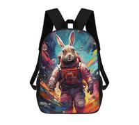 sinyumoney Rabbit Astronaut Space Suit-3 Mochila De Viaje Para La Universidad Mochilas Para La Escuela/trabajo/viajes 17inch