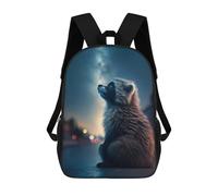 sinyumoney Raccoon Animal Galaxy Mochila Escolar/de Negocios Resistente Para Portátil Para Niños/niñas/adolescentes 17inch