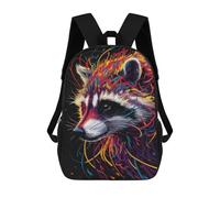 sinyumoney Raccoon Animal Mochila Escolar Para Computadora Para La Escuela/trabajo/viajes Para Niñas, Adolescentes 17inch