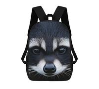sinyumoney Raccoon Face Close-Up Mochilas Infantiles Impresas En 3D Para Niños. Mochilas De Viaje De Moda Para Niños. Mochila Escolar Para Estudiantes De Primaria Y Secundaria.