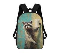 sinyumoney Raccoon in Bathroom Painting-1 Mochilas Infantiles Impresas En 3D Para Niños. Mochilas De Viaje De Moda Para Niños. Mochila Escolar Para Estudiantes De Primaria Y Secundaria.