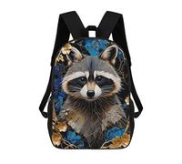sinyumoney Raccoon Kintsugi Art Mochila Escolar Mochila Para Niños Impresa En 3D Mochilas Infantiles Para Niños Y Niñas Mochilas Escolares Mochilas De Viaje Para Niños 17inch