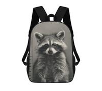 sinyumoney Raccoon Mugshot Criminal 17inch Mochila Escolar Impresa En 3D Para Niños, Mochila Escolar Informal De Moda, Mochilas De Viaje Para Niños Y Estudiantes.