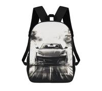 sinyumoney Racing Car Sketch Art Mochila Escolar Infantil Impresa En 3D Para Niños, Mochilas De Viaje, Bolsas Para Libros, Mochila Escolar Infantil 17inch