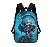 sinyumoney Rad Nightshade Music Skull Mochilas Para Niños, Mochilas Escolares Personalizadas En 3D Para Niños Y Niñas, Mochilas Escolares Grandes, Mochilas Informales Para El Día A Día 17inch