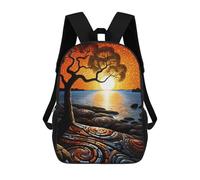 sinyumoney Radiant Twilight Stylized Mochila Infantil, Mochila Escolar Para Niños Y Adolescentes, Mochila De Viaje, Mochila Escolar, Mochila Para Libros 17inch