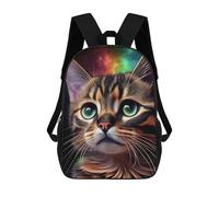 sinyumoney Rainbow Cat Dreamscape Mochila Escolar Para Niños Mochila Escolar Impresa En 3D Mochila Escolar De Moda Para Niños De Primaria Y Secundaria 17inch