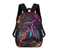 sinyumoney Rainbow Dragon Cub Mochila Escolar Para Niños, Mochila Escolar De Gran Capacidad Para Niños, Mochila Escolar 3D, Regalos Para Niños 17inch