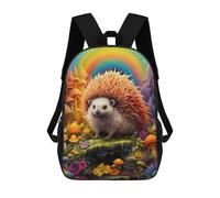 sinyumoney Rainbow Hedgehog Fantasy Mochila Para Niños, Adolescentes Y Estudiantes, Mochilas Para Niñas, Mochilas Para Niños Pequeños, Primaria Y Secundaria 17inch