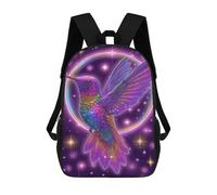 sinyumoney Rainbow Hummingbird Art Print Mochilas Infantiles Impresas En 3D Para Niños. Mochilas De Viaje De Moda Para Niños. Mochila Escolar Para Estudiantes De Primaria Y Secundaria.