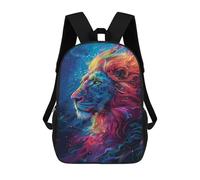 sinyumoney Rainbow Lion Art Print Mochila Escolar Para Secundaria Y Preparatoria. Mochila Informal Para Adolescentes, Chicas, Chicos, Mujeres Y Hombres. 17inch