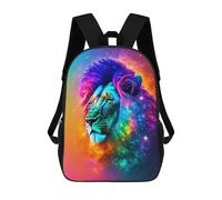 sinyumoney Rainbow Lion Galaxy Art Print Mochila Escolar De 17 Pulgadas Impresa En 3D Mochilas Infantiles Mochila Genial Impresa En 3D Para Niños De Primaria Y Secundaria
