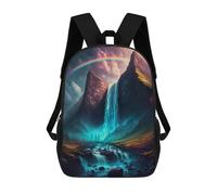 sinyumoney Rainbow Mountain Falls -1 Mochilas Mochilas Infantiles Mochila Escolar Mochila Escolar Infantil Impresa En 3D Mochilas De Viaje De Moda Para Niños De Primaria Y Secundaria 17inch