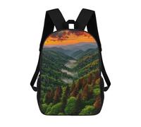sinyumoney Rainbow Mountain Valley Mochila Escolar Grande Resistente Al Agua Para Portátil Para Adolescentes, Niñas, Niños, Mujeres Y Hombres 17inch