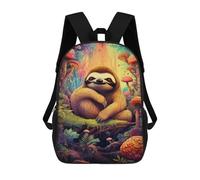 sinyumoney Rainbow Sloth Forest Mochila De Viaje Para La Universidad, Mochilas Para Adolescentes, Chicas, Chicos, Mujeres Y Hombres 17inch