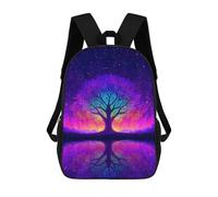 sinyumoney Rainbow Tree Reflections Mochilas Infantiles Mochila Escolar Impresa En 3D Para Niños Mochilas De Viaje Bolsas Para Libros Para Niños 17inch Mochila Escolar