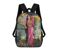 sinyumoney Raja Ravi Varma Vasantika Mochila De Día Mochila De Negocios Mochila Impermeable Para Libros Para Hombres/mujeres 17inch