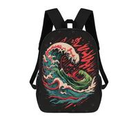 sinyumoney Ramen Japanese Food Mochila Escolar Para Niños Mochila Escolar Impresa En 3D Mochila Escolar De Moda Para Niños De Primaria Y Secundaria 17inch