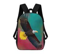 sinyumoney Rasta Bald Eagle Mochila Escolar Para Institutos Y Colegios Informales Para El Campus, Actividades Al Aire Libre, Viajes Y Deportes 17inch