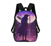 sinyumoney Raven Magical World Mochilas Para Niños Mochila Escolar Mochila Escolar Impresa En 3D Para Niños Estudiantes De Primaria Y Secundaria 17inch