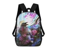 sinyumoney Raven Memories Mochila Escolar Mochila Informal Mochilas De Día Bolsa Escolar Para Trabajo/viajes 17inch
