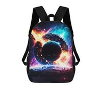 sinyumoney Realistic Planet in Space Mochila Escolar Infantil, Mochilas Impresas En 3D, Mochilas Escolares De Moda Para Niños De Primaria Y Secundaria 17inch