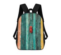 sinyumoney Red Car on Abstract Road Mochila Escolar Infantil Impresa En 3D Para Niños, Mochila De Viaje De Alta Capacidad, Mochilas Para Libros De 17 Pulgadas Para Niños