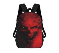 sinyumoney Red Demon With Glowing Eyes Mochila Mochila Informal Para El Día A Día Escuela Trabajo Viajes Bolsa - Perfecta Para Viajes, Trabajo Y Uso Diario 17inch