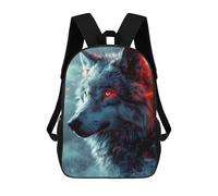 sinyumoney Red Eye Wolf Mochila Escolar Mochila Informal Mochilas De Día Bolsa Escolar Para Trabajo/viajes 17inch