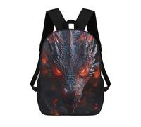 sinyumoney Red Eyed Dragon Mochilas Informales Para Niños, Mochila Escolar Para Adolescentes, Niñas Y Niños, Mochilas Para Libros 17inch
