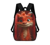 sinyumoney Red Fox in Cage Mochila Escolar De Moda, Mochila Para Material Escolar, Mochila Impermeable Informal Para Acampar, Aventuras Al Aire Libre Y Viajes Diarios 17inch