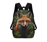 sinyumoney Red Fox Mochilas Para Niños Mochila Escolar Mochila Escolar Impresa En 3D Mochilas Escolares De Moda Para Niños De Primaria Y Secundaria 17inch