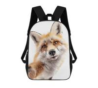 sinyumoney Red Fox Selfie Mochila Escolar Infantil Impresa En 3D, Mochila Informal De Moda Para Niños, Mochila De Viaje De Alta Capacidad Para Libros Para Niños 17inch