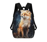sinyumoney Red Fox Watercolor Mochila Escolar Infantil Impresa En 3D Para Niños, Mochilas De Viaje De Alta Capacidad, Bolsas Para Libros, Mochila Escolar Infantil 17inch