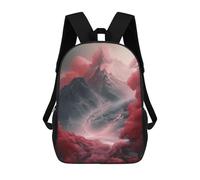 sinyumoney Red Mountains Fantasy Landscape Mochila Escolar Resistente Al Agua Para Ordenador Portátil Para La Escuela/trabajo/viajes 17inch