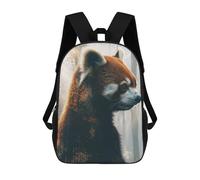 sinyumoney Red Panda in Forest Mochilas Impresas En 3D Para Niños, Mochila Escolar, Mochila Informal Para Exteriores, Mochila Informal De Moda Para Niños, Lindas Bolsas De Viaje 17inch