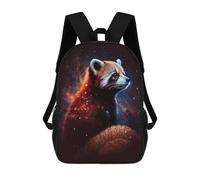 sinyumoney Red Panda in Space -4 Mochilas De 17 Pulgadas Para Niños, Mochilas Escolares Impresas En 3D Para Estudiantes De Primaria Y Secundaria, Para Niños Y Niñas.